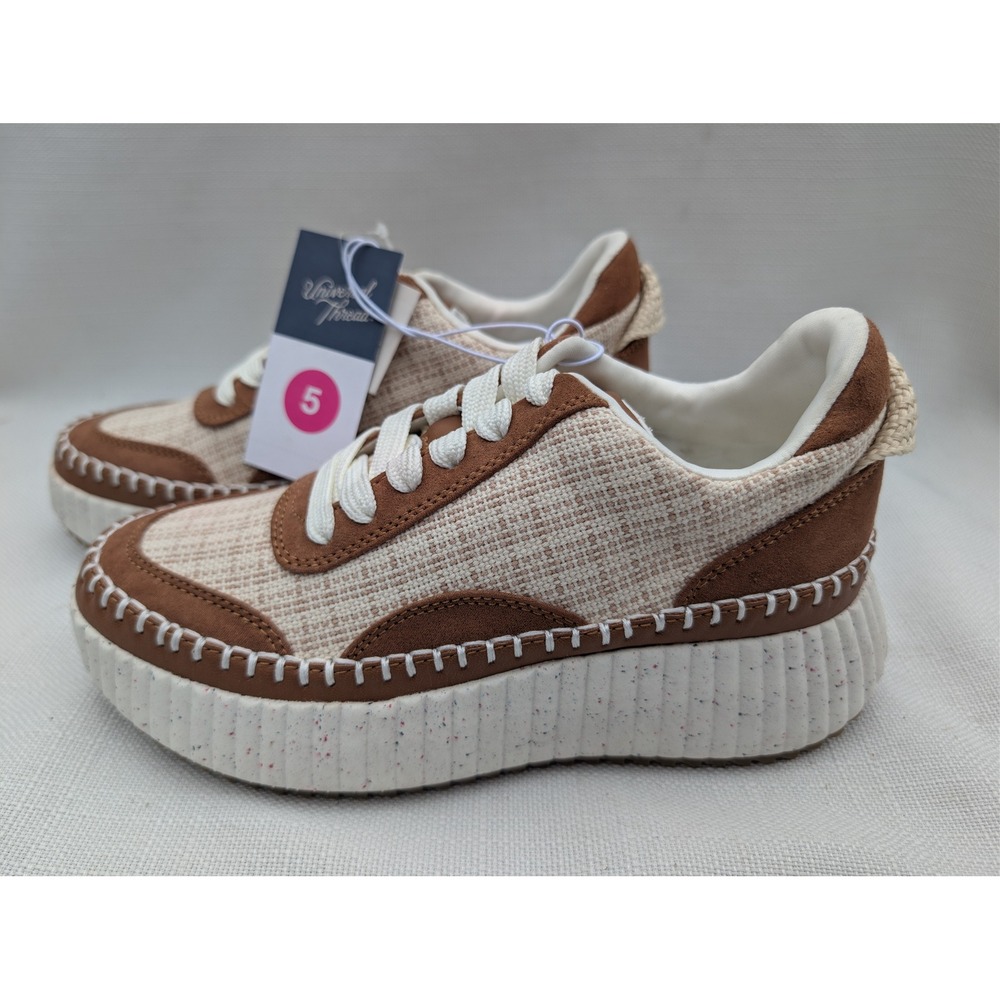 Universal Thread Persephone Platform Sneakers Tan… - image 1